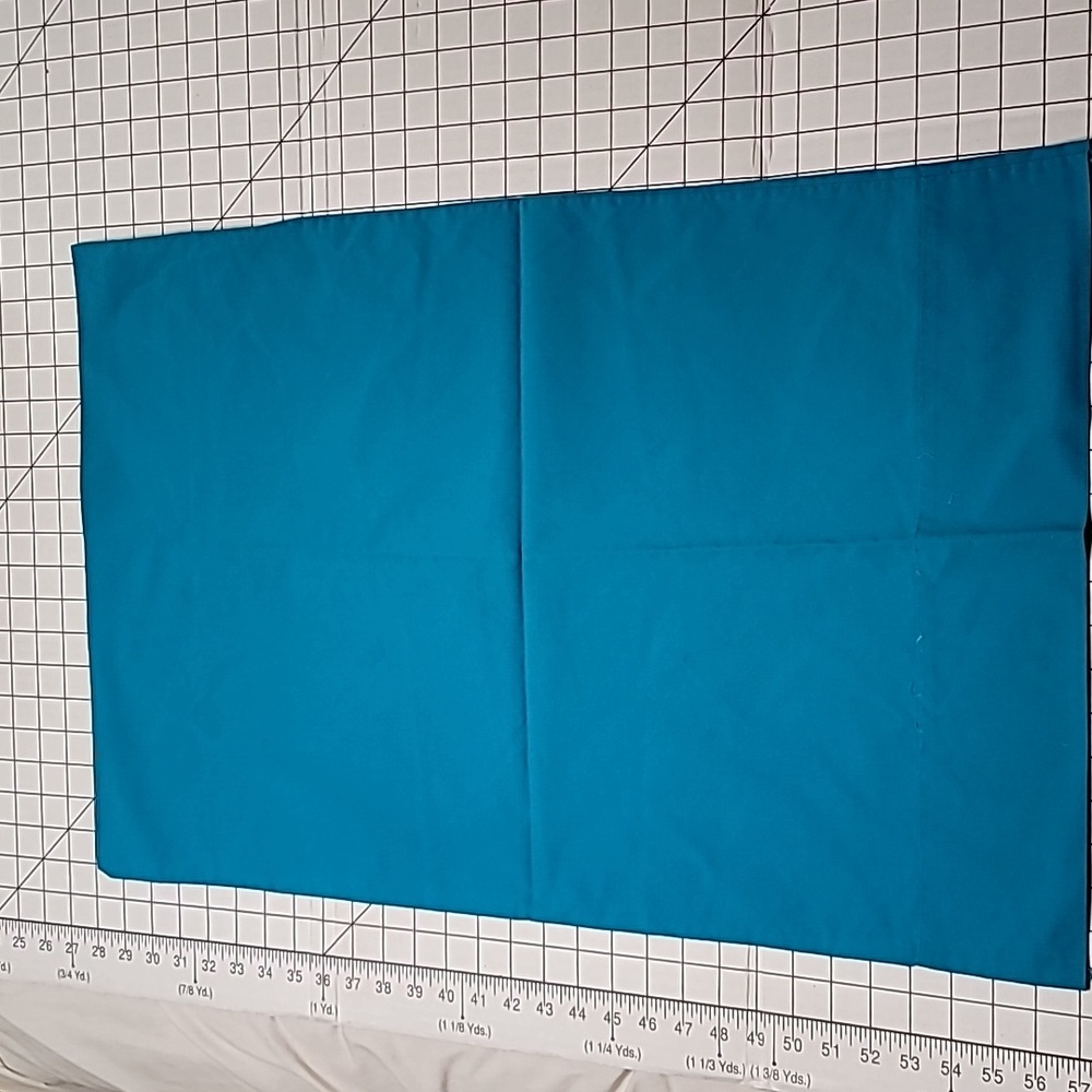 Vintage Wink Bright Teal Pillow‎ Case x2  1990s